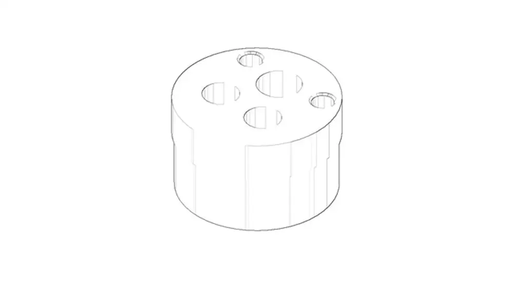 DORNBRACHT Verlängerung ERSATZTEILE 093011186 D. 40,3 x 28,5 mm, 09301118690 Galeriebild 1